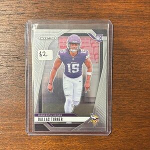 Dallas Turner 2024 Prizm Base Rookie Card #324